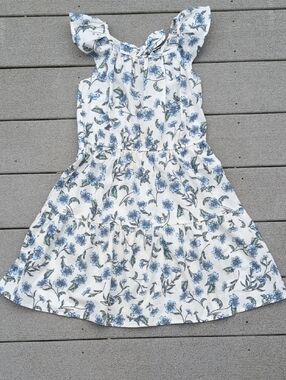 Crewcuts Floral Print Sleeveless Dress